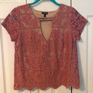 Express Lace Cropped Top